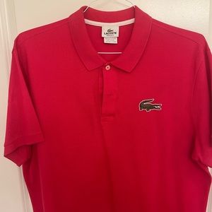 Gently worn Lacoste Polo Men’s Size 7, aka Men’s Large